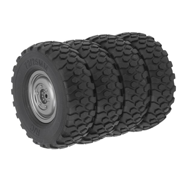 Super Grip gummi RC bjergklatring dæk - 4 stk 5 mm hex off road dæk til WPL fjernbetjening