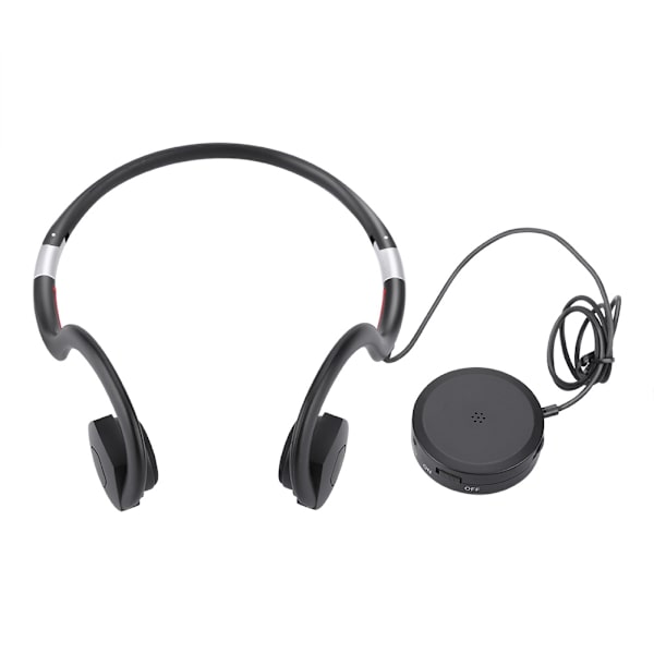Ny BN-802 5V500mAh Lade Bone Conduction Hodetelefoner Høreapparat Svart