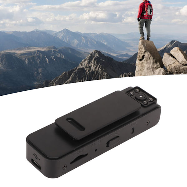 Mini 1080P HD Magnetisk Bärbar Kroppskamera med Roterande Lins för Hem och Kontor