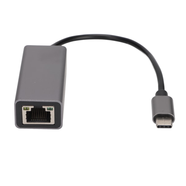 Ethernet Adapter USB C til RJ45 Ethernet Grå Stabil Transmission Type C Adapter til MacBook Pro til Galaxy S9/S8/ Note 9100 MB