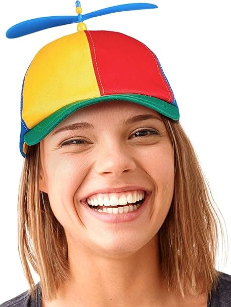 Fargerik Propellhette - Helikopterhette - Propellhette - Baseball[SZ]