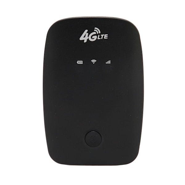 4G LTE Mobil WiFi Låst op 2100mAh Batteri Højhastigheds Bærbar Rejse Hotspot Mini Router med SIM-kortslot Sort EU-version