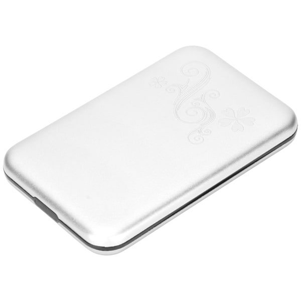Harddisk-kabinet 2,5 tommer USB3.0 Support 3TB 5 Gbps Transmission Aluminium Alloy Plug and Play HDD Kabinet Sølv