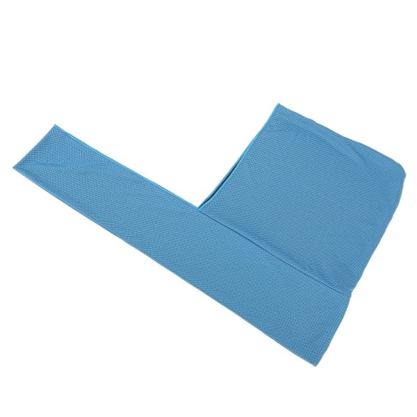 Omedelbar kylning U-formad huvtröja handduk i mikrofiber - Håll dig sval och skyddad i varmt väder (himmelsblå)