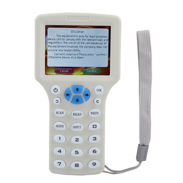 8 Frekvens Multifunktionel Krypteret NFC Smart Card RFID Kopimaskine ID IC Læser Skriver 0.2