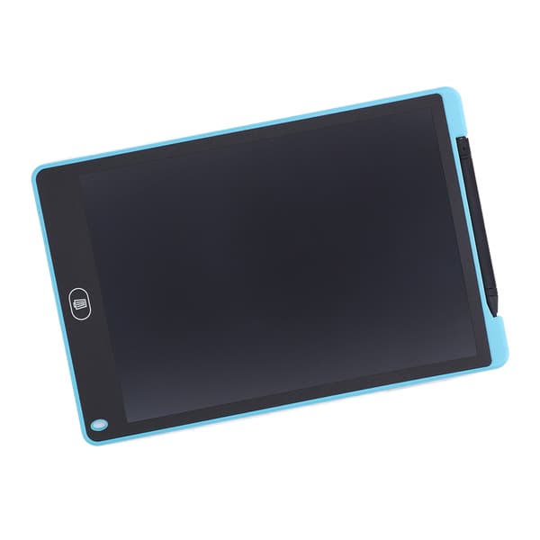 12in LCD Elektronisk Tablet Håndskriftstavle til Børns Graffiti Tegning med 40MAH Batteri Blå