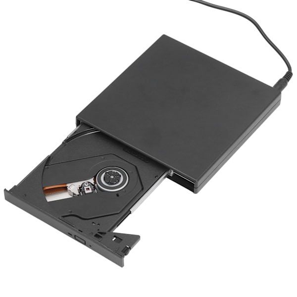 Extern CD DVD-enhet USB-port Slank Bärbar Optisk Enhet för Laptop Bärbar CD-brännare för Win för OS för Linux