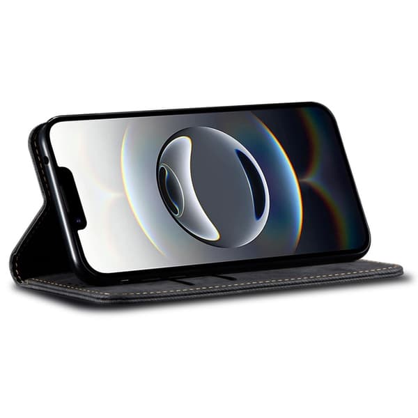 Jeans Pung Etui til iPhone 17e - Sort Svart black