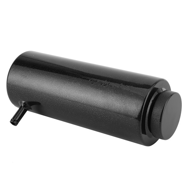 Universal 800 ml/27 oz sort aluminiumslegering Køler Kølervæske Oliefangstbeholder kan spilde tank