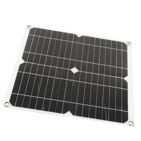 Monokristallin silikon vattentät solpanel - hög prestanda för husbil, bil, båt, släp - 20W, 18V, 10A