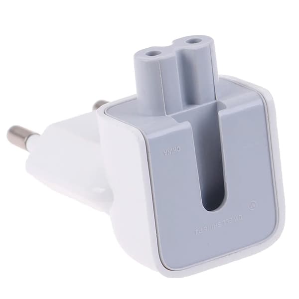 Reiseadapter kompatibel med Apple MacBook - EU-plugg White white