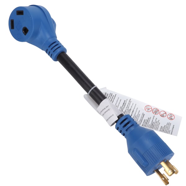Kannettava RV-virta-adapterin muuntokaapeli 30A - 30A 125V 10awg 3 johdinta ajoneuvojen lataamiseen