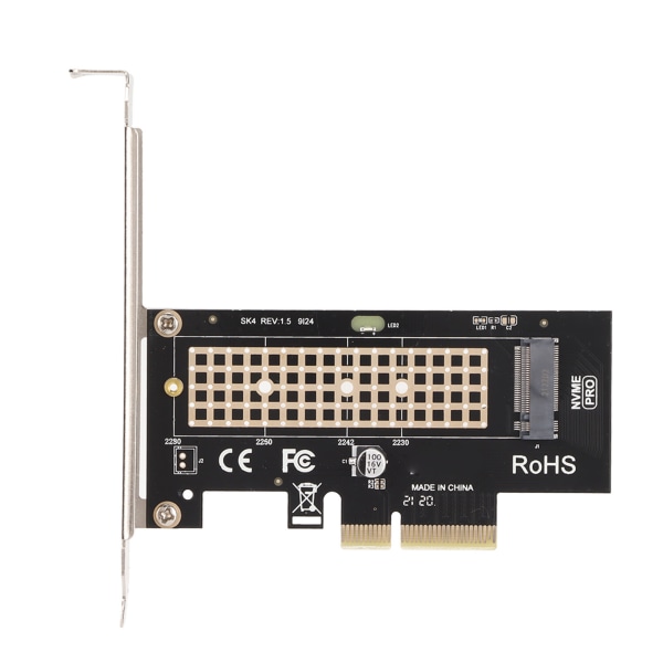 Sovitinkortti M.2 NVMe SSD to PCIE 3.0 X1 4X Riser Card ja ruuvimeisselin ruuvit Stud Baffle for PCI E 3.0 2242/2260/2280