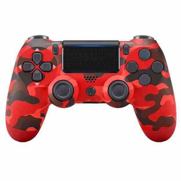 Trådløs Bluetooth Controller Stabil Dobbeltlags Krystalknapper Forureningsfri Gaming Controller til PS4 Indbygget Batteri