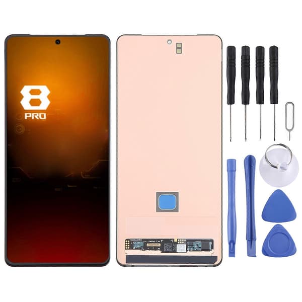(Ny) For Asus ROG Phone 8 Pro AMOLED KOMPATIBEL LCD-skjerm med Digitizer Full Montering