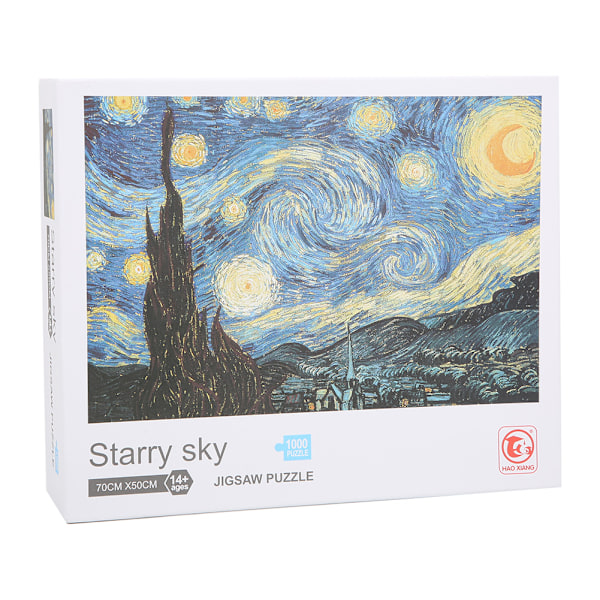 1000pcs Plane Puzzles DIY Paper Star Sky Scenery Jigsaw Adult Educational Toys Gift