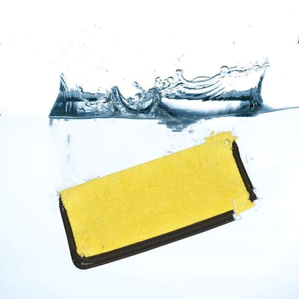Profesjonelt fortykkende tørkehåndkle - Gråaktig gul dobbeltsidig vannabsorberende rengjøringsklut - 30x40