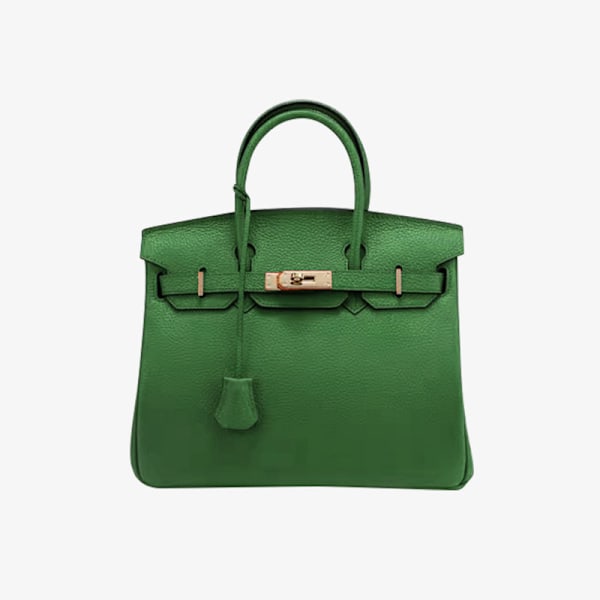Platina påfuglgrønn stor crossbody-veske 30x16x23cm Perfekt gave til mødre Malachite green/30