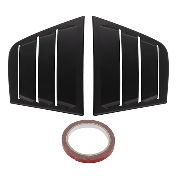 Musta sivulasiritilä Ilmanvaihtoaukko Scoop Shades Dodge Charger 2011-2021 (2kpl)
