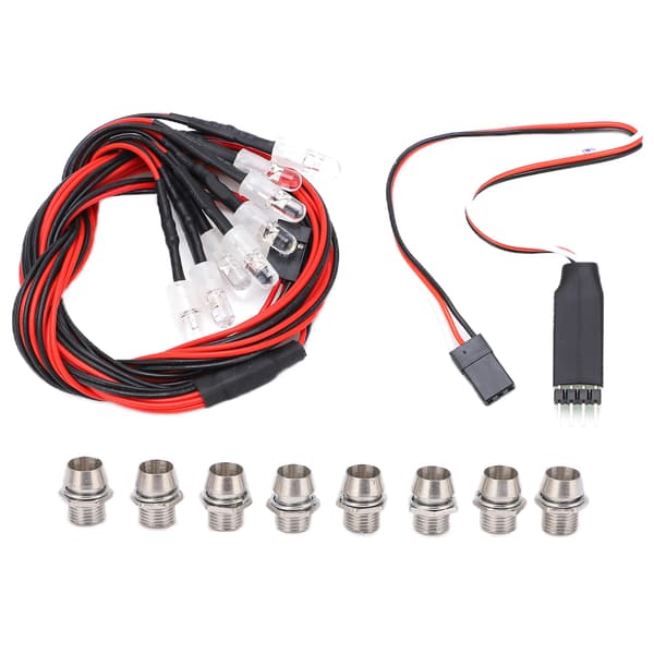 RC Model Car Lights General Modified LED Lights Accessories with Third Channel Control Switch