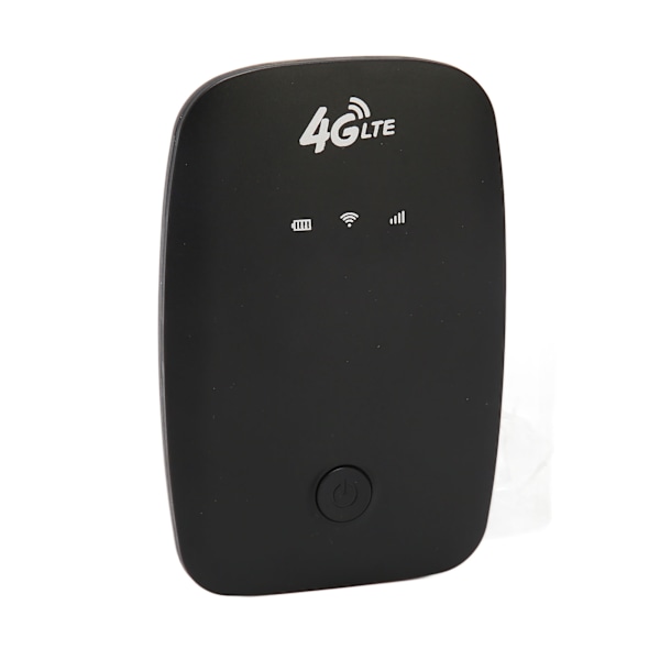 4G LTE Mobil WiFi Låst op 2100mAh Batteri Højhastigheds Bærbar Rejse Hotspot Mini Router med SIM-kortslot Sort EU-version