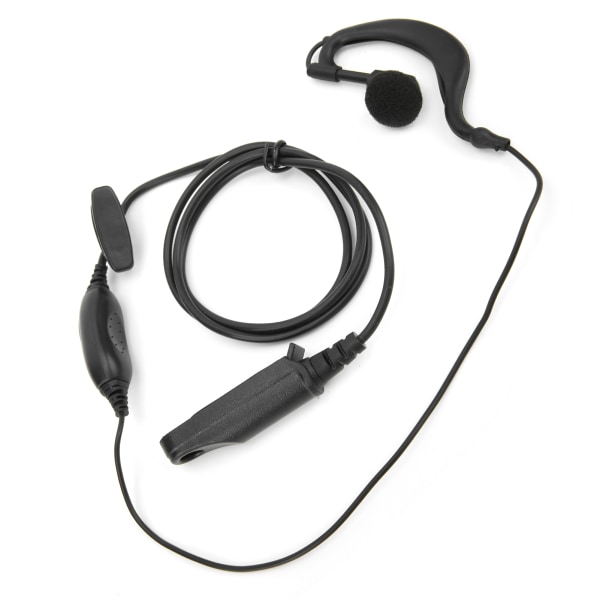 Kaksisuuntainen radion vedenpitävä kuuloke mikrofonilla C-muotoinen yksittäinen kuulokemikrofoni BFUV9R BFA58 BF9700 BFUV 9R Plus