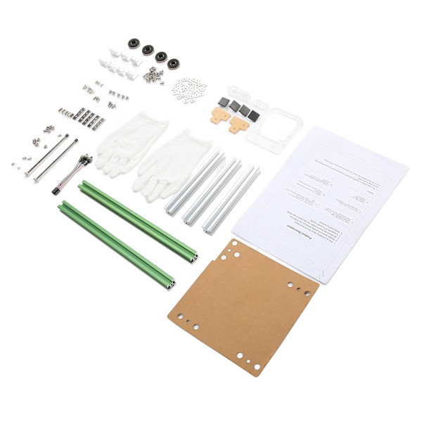 ITX Dator Öppet Chassifäste Bra Värmeavledning Delad Hårdvaru Struktur Aluminiumlegering DIY Bar Ram för Hem Grön Silver