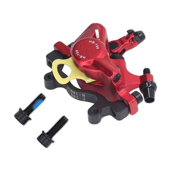 Aluminiumslegering bremsekaliper erstatning for Xiaomi M365 Pro 2 elektrisk scooter - buet type (rød)