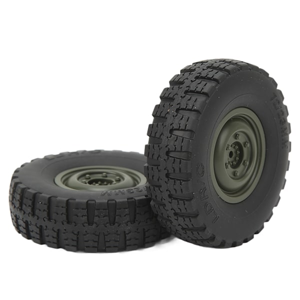 4 st RC-bilhjul Professionella Högpresterande Ersättningsdäck för Unimog Modell P06 RC-bil Grön