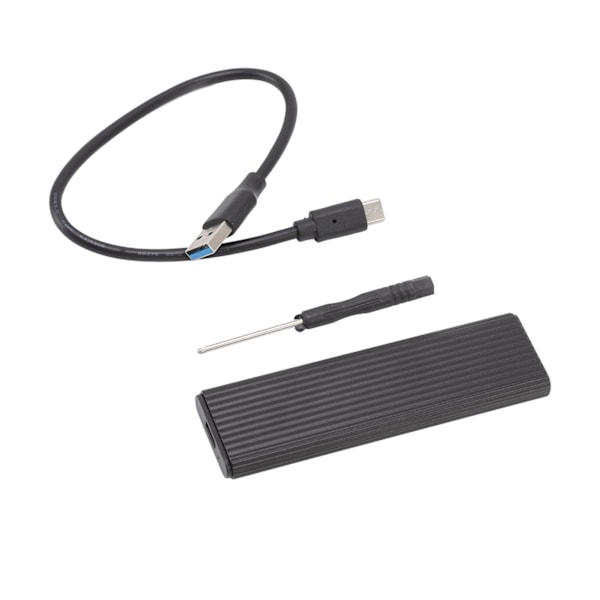 M.2 NGFF SATA SSD Kabinett Adapter USB C 3.1 M.2 SSD Kabinett Adapter med Aluminiumskall for SSD Størrelse 2242 2260 2280