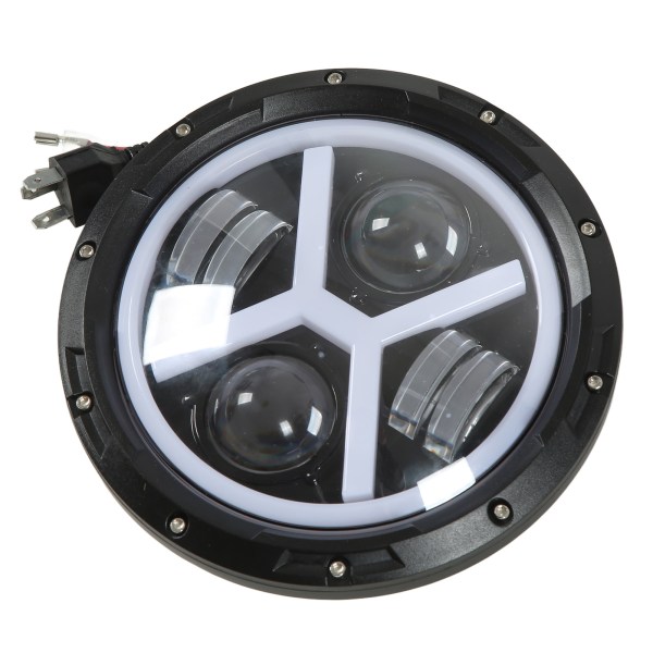Motorsykkel LED-frontlykt - Vanntett, 2000LM, Universal Passform, Hvit Gul belysning