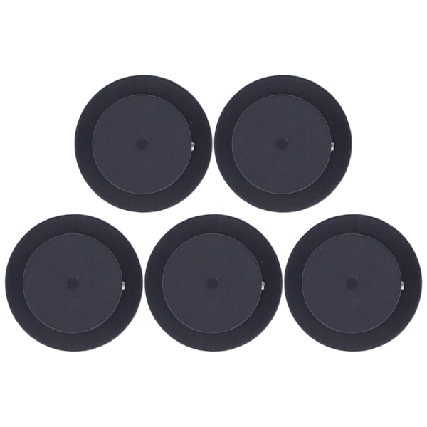 5 stk Surf Leash Plug Erstatning Rundt Brettkopp Plugg for Surfboard Longboard Svart
