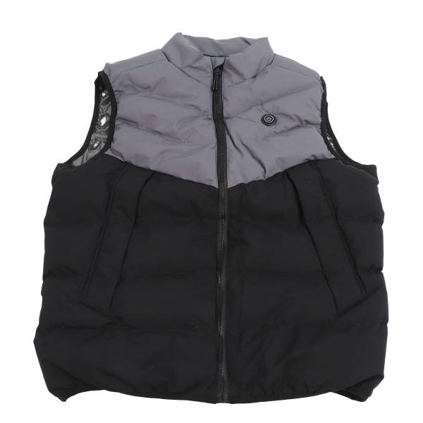 USB Oppvarmet Vest - Vinter Varmt Grå - 2XL