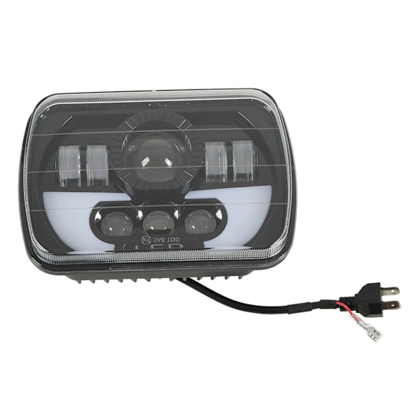 Firkantet LED-frontlykt 90W - Vanntett, fjernlys - Bilmotorsykkel