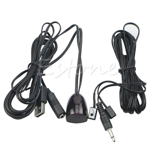IR Infrarød Fjernkontroll Mottaker Forlenger Repeater Sender USB-adapter