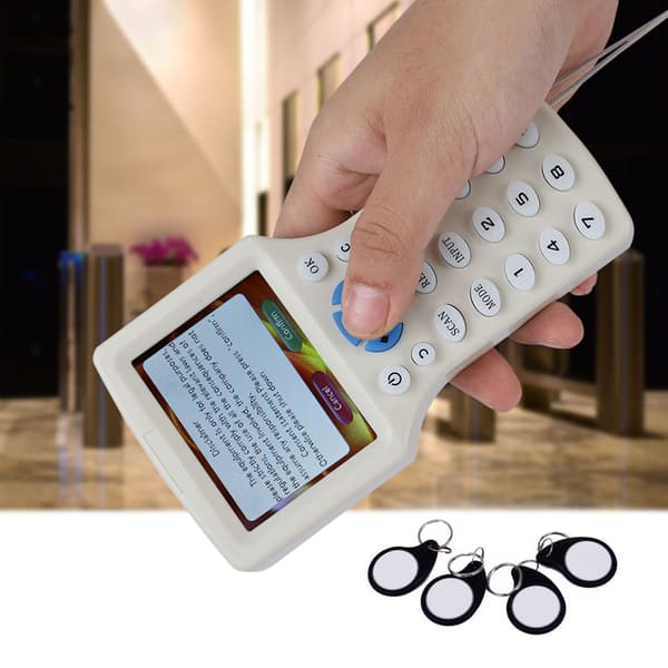 8 Frekvens Multifunktionell Krypterad NFC Smart Card RFID-kopierare ID IC-läsare/skrivare 0.2
