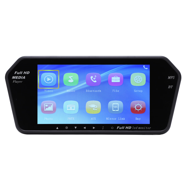 Bluetooth Backup Camera Monitor för bilar SUV Lastbilar 7-tums bakre display med fjärrkontroll