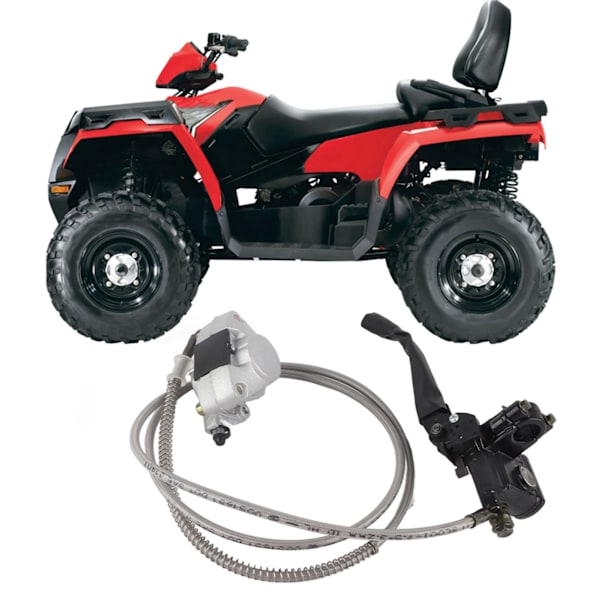 Hydrauliskt bakre skivbromskalipersystem för 150cc 250cc Quad Dirt Bike ATV