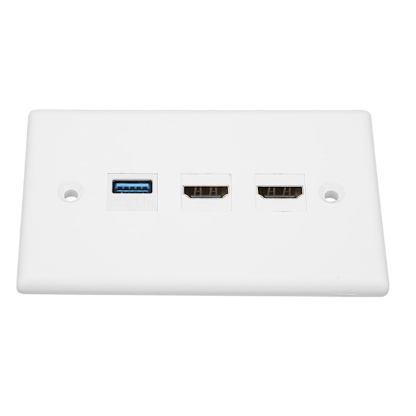 HD Multimedia Interface Ethernet USB Väggplatta 2 Portar HD Multimedia Interface Keystone 1 Port USB 3.0 Väggplatta