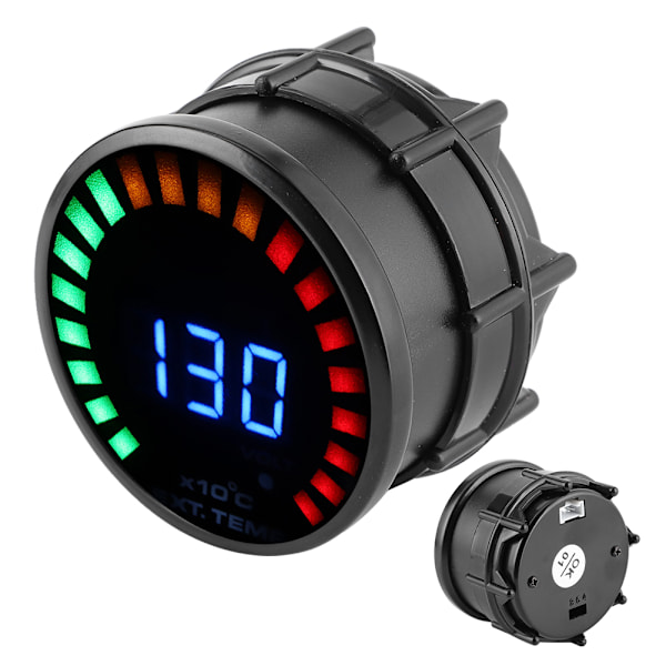 2in 52mm Avgastemperaturmätare LED EGT Digital Mätare för 12Volt Bensinfordon