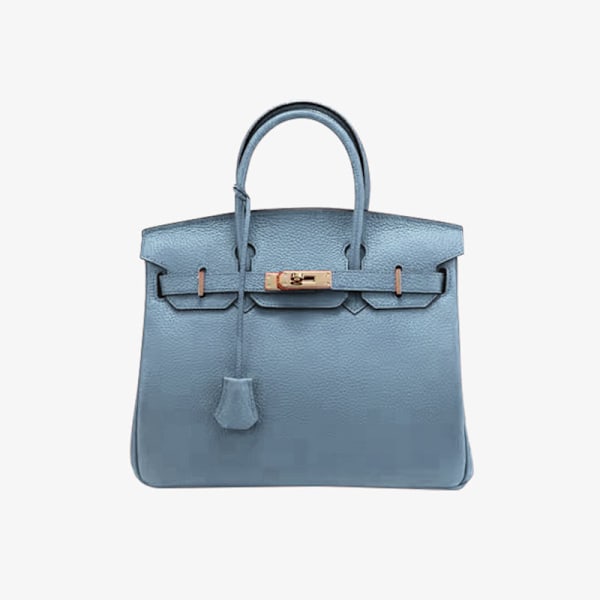 Platinum Flax Blå Crossbody Väska 30x16x23cm Perfekt Present till Mors Dag Linen blue/30