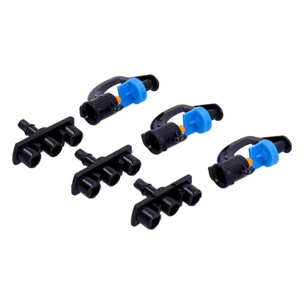 20-pack Sprinkler Munstycke G Typ 180° Refraktiv Bevattning Atomiserande Munstycke för 4/7 Slang