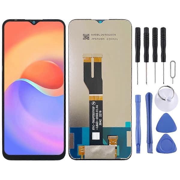 (Ny) IPS LCD-skærm til ZTE Blade A52 Lite Digitizer Komplet Samling (Sort) Black