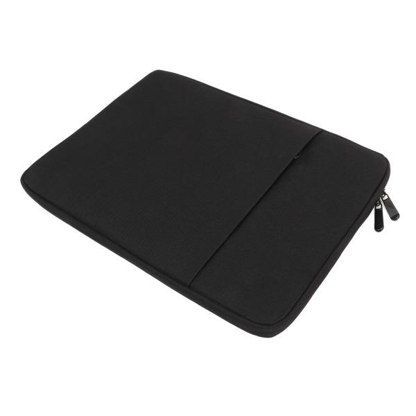 Svart beskyttende laptopveske for 14,1"/15,4" bærbar PC - Oxford Cloth, 2-veis glidelås
