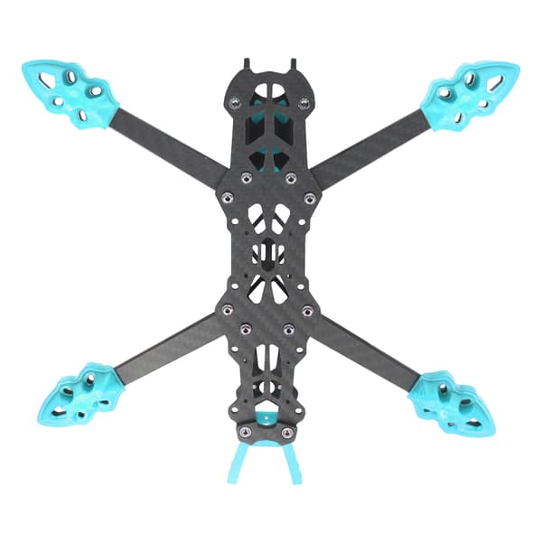FPV Racing Drone Frame Professional 225mm Hjulbas Kolfiber Quadcopter Frame för RC Drone Tillbehör Blå