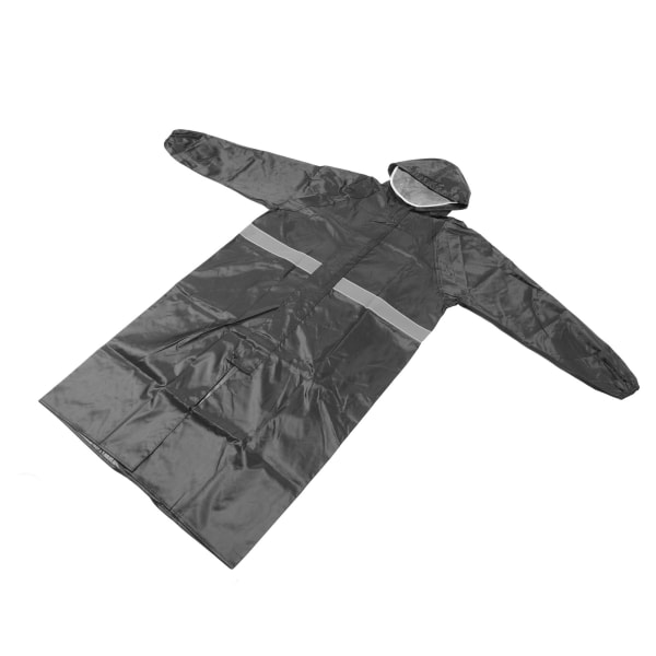 Regnfrakke i lang stil med refleks - Åndbar heldragt til arbejdsbeskyttelse, sanitet og bjergvagt