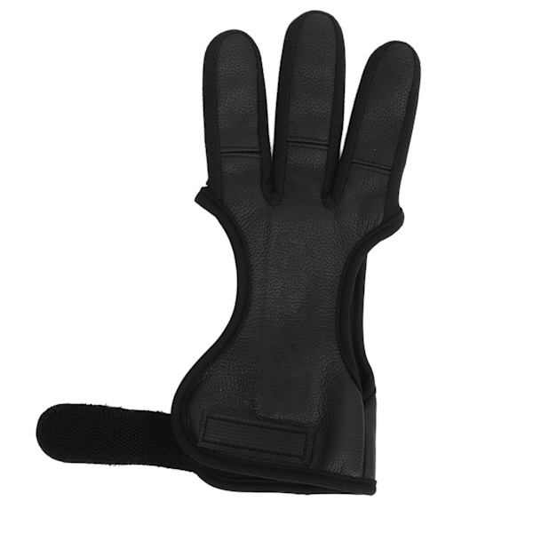 Bueskydningshandsker til Recurve Compound Bow - Hjortelæder, 3 Finger, Beskyttelseshandske