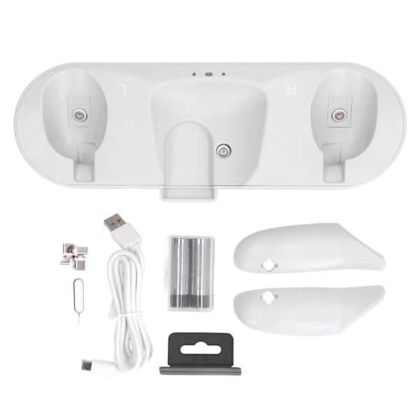 VR Headset Opladningsdock Multifunktionel Automatisk Adsorption VR Magnetisk Opladningsbase til Oculus Quest 2