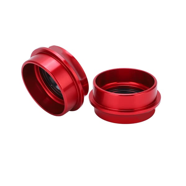 Bike Bottom Bracket Waterproof Dustproof Lightweight Bicycle Components with Washer Red