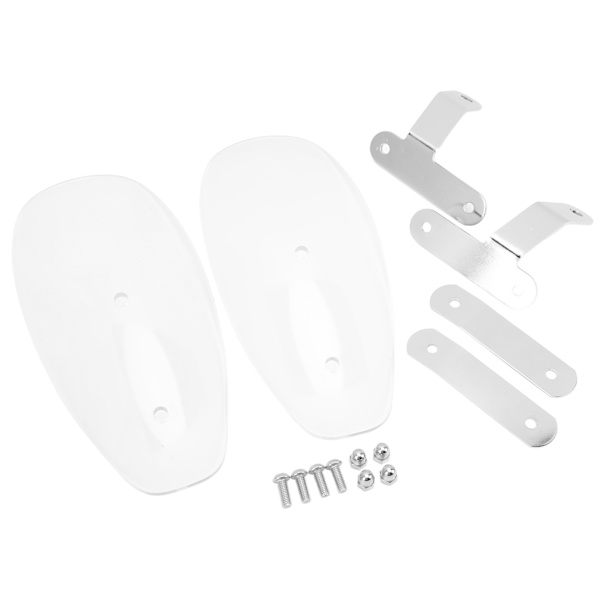 Motorcykel Handguard Wind Cold Shield Protector - 2st, Transparent